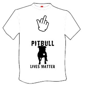 PIT BULL LIVES MATTER MENS T-shirts